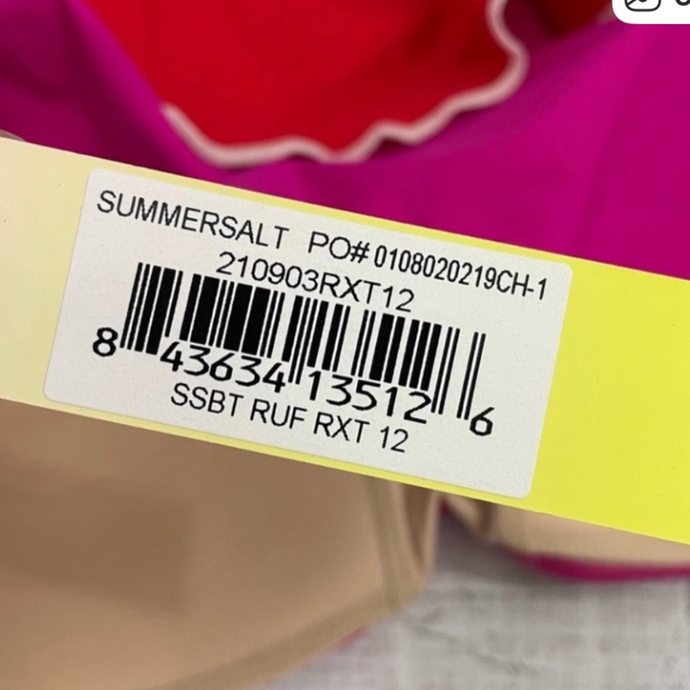 Summersalt Pink Ruffle Bikini Top - Picture 4 of 5